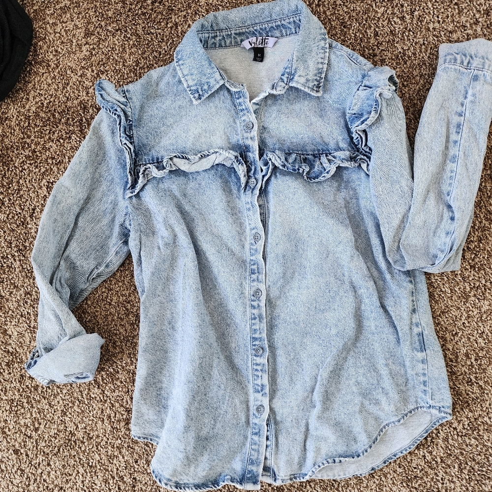 Vylette Jean Button Down